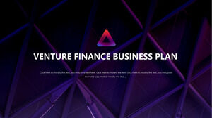 Venture Finance Businessplan PowerPoint-Vorlagen