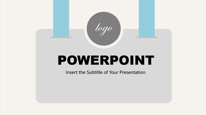 Flache Multifunktions-PowerPoint-Vorlagen