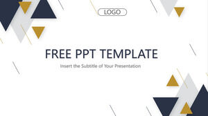 Triangle background business PowerPoint Templates