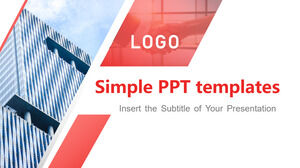 Red Corporate Plan PowerPoint Templates