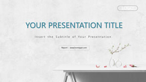 Styl artystyczny Biznes Szablony prezentacji PowerPoint
