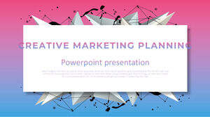 Modello di PowerPoint per un piano di marketing creativo