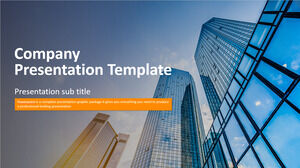 Construction company introduces PPT template