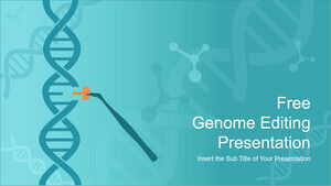 基因治療醫學專題的PowerPoint模板