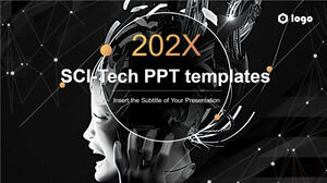 Plantillas de presentación PPT de tecnología AI