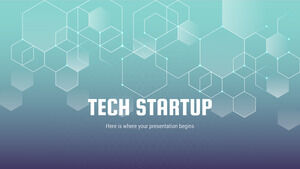 Tech Startup Theme PowerPoint Templates