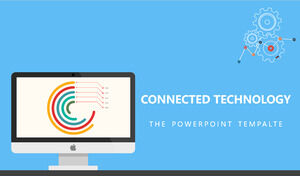 เทมเพลต PowerPoint ธุรกิจเทคโนโลยีอินเทอร์เน็ต