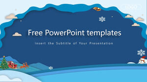 聖誕快樂PowerPoint模板
