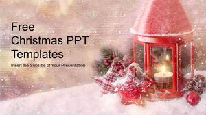 Modelos de slides de PowerPoint de Feliz Natal