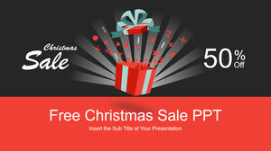 Templat PowerPoint Penjualan Natal Gratis