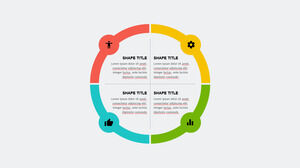 Circle-Four-Divide-PowerPoint-Шаблоны