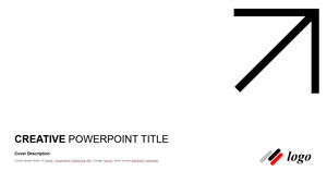 簡單點箭頭 PowerPoint 模板
