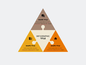 Modelli di PowerPoint-triangolo-congiunti