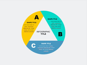 内三角循環-PowerPoint-テンプレート