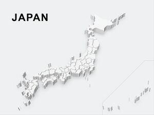 3D-Mapa-de-Japón-Plantillas-de-PowerPoint