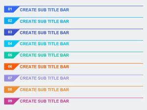 Slide-Sub-Title-Bar-PowerPoint-Modelos