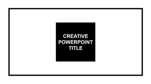 Minimal-Mono-Box-Plantillas de PowerPoint