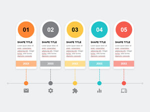 Timeline-Dot-Round-Box-Modelli PowerPoint