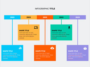 Timeline-Contenuto-Box-Modelli di PowerPoint
