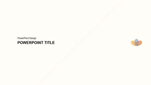 PowerPoint-Vorlagen mit minimaler Linie (Breitbild)