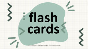 Шаблон Flashcards для Google Slides и PowerPoint