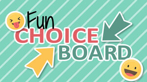 Fun Choice Board Free interactive template PowerPoint Templates Free Fun Choice Board Free interactive template PowerPoint Templates Free