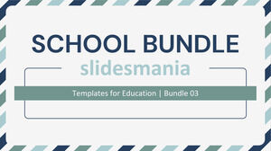 School Bundle 03. Templates for education