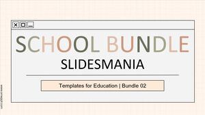 School Bundle 02. Templates for education