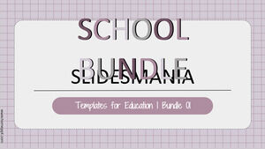 School Bundle 01. Templates for education.