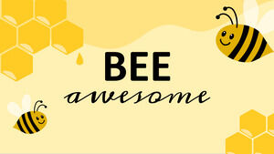 BEE awesome! Interactive lessons template.