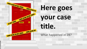 What happened in 2B? Investigation template. PowerPoint Templates Free ...