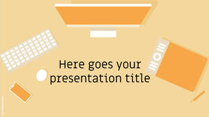Gavell Free Template para Google Slides ou apresentações em PowerPoint