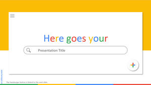 Modelo de material gratuito Mr. G para Google Slides ou PowerPoint