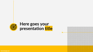 Șablon de prezentare gratuită Oken pentru Google Slides sau PowerPoint