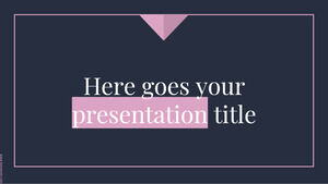 Brook modelo de apresentação gratuito para Google Slides ou PowerPoint