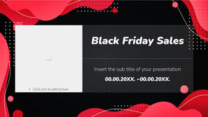Бесплатный шаблон презентации Black Friday Sales – тема Google Slides и шаблон PowerPoint
