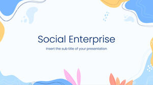 Șablon gratuit de prezentare social Enterprise – Tema Prezentări Google și șablon PowerPoint