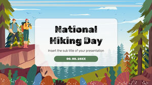 Szablon bezpłatnej prezentacji Narodowego Dnia Turystyki – Motyw Prezentacji Google i Szablon PowerPoint