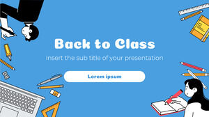 수업 무료 프레젠테이션 템플릿으로 돌아가기 - Google 슬라이드 테마 및 파워포인트 템플릿