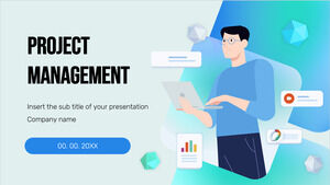 Bezpłatny szablon prezentacji do zarządzania projektami — motyw Prezentacji Google i szablon programu PowerPoint