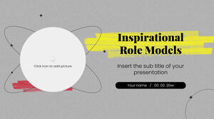Modelli di ruolo ispiratori Tema gratuito di Presentazioni Google e modello PowerPoint