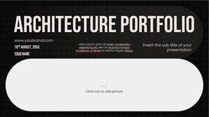 Templat Presentasi Gratis Portofolio Arsitektur – Tema Google Slides dan Templat PowerPoint
