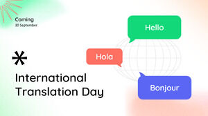 Translation Day Free Presentation Template – Google Slides Theme and PowerPoint Template