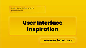 사용자 인터페이스 영감 무료 프리젠테이션 템플릿 - Google 슬라이드 테마 및 파워포인트 템플릿