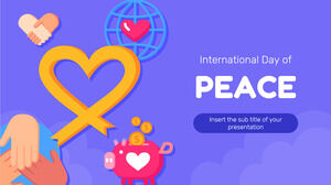 Darmowy szablon prezentacji na Dzień Pokoju – motyw Prezentacji Google i szablon programu PowerPoint