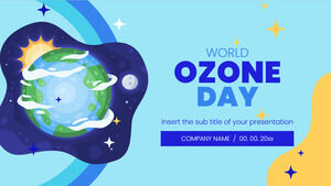 Darmowy szablon prezentacji Ozone Day – motyw prezentacji Google i szablon programu PowerPoint
