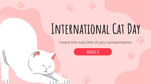 Templat Presentasi Gratis Hari Kucing Internasional – Tema Google Slides dan Templat PowerPoint