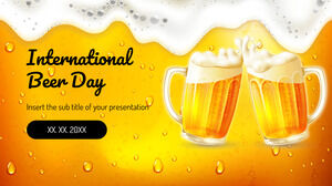 国际啤酒日免费演示模板 - Google 幻灯片主题和 PowerPoint 模板