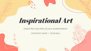 Бесплатный шаблон презентации Inspirational Art – тема Google Slides и шаблон PowerPoint