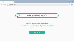 웹 브라우저 개념 무료 프리젠테이션 템플릿 - Google 슬라이드 테마 및 파워포인트 템플릿